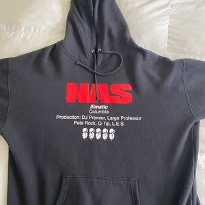 Nas 5 mic source hoodie xxl